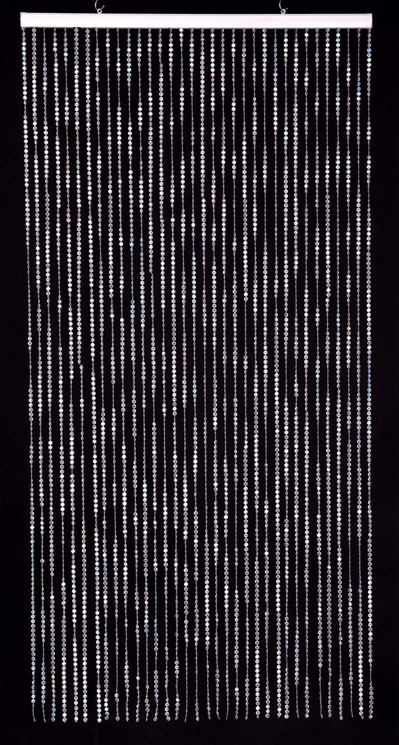 FlavorThings 3FTx 9FT Diamond Cut Crystal Beaded Curtain for Doorway Room Closet Divider Party Wedding Kids Bedroom Decorations,Diamond Cut Bead Curtain - Image 2